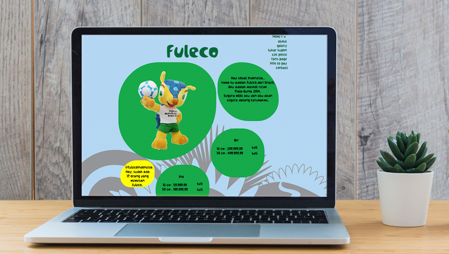 Fuleco Maskot Piala Dunia